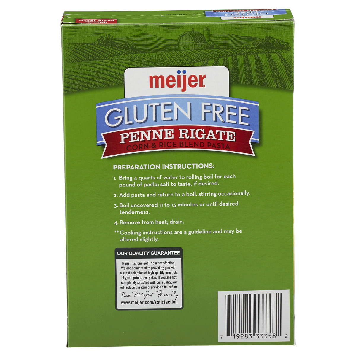 slide 3 of 3, Meijer Gluten Free Penne Rigate Pasta, 12 oz