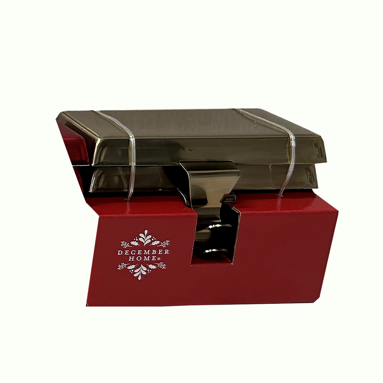 slide 4 of 5, December Home DH SKG HOLDER PF METAL 2PK IN PDQ, 2 ct