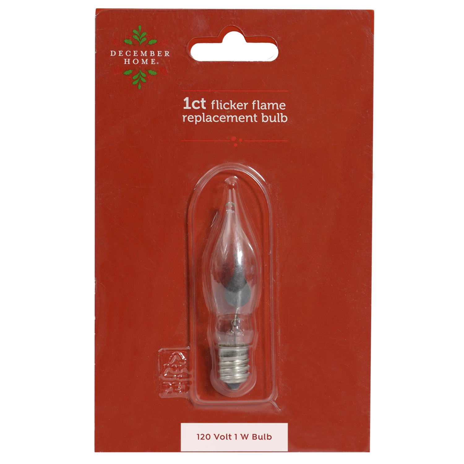 slide 1 of 2, December Home Candle Replacement Bulb Flicker Flame, 1 pack, 1 ct