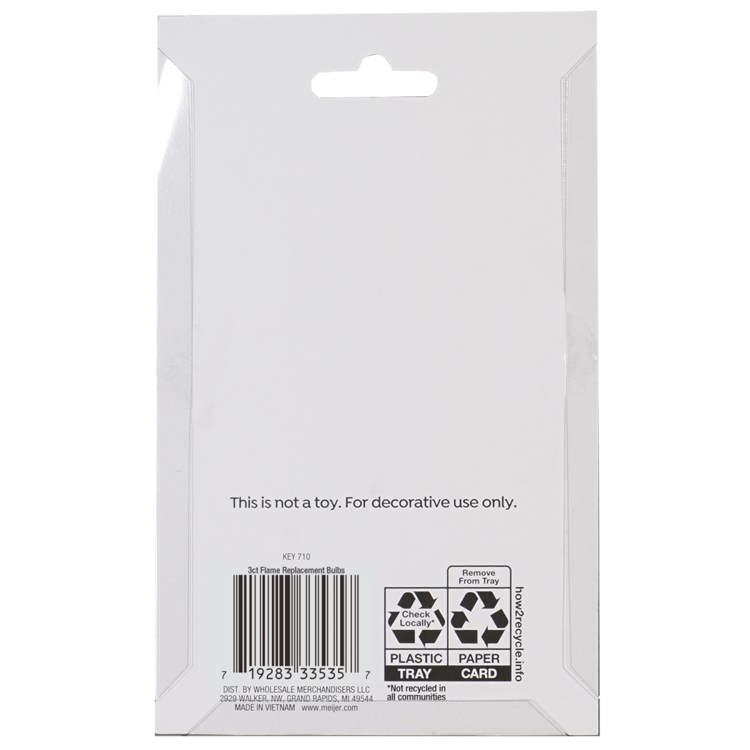 slide 2 of 2, December Home Candle Replacement Bulbs Flame Orange, 3 Pack, 3 ct