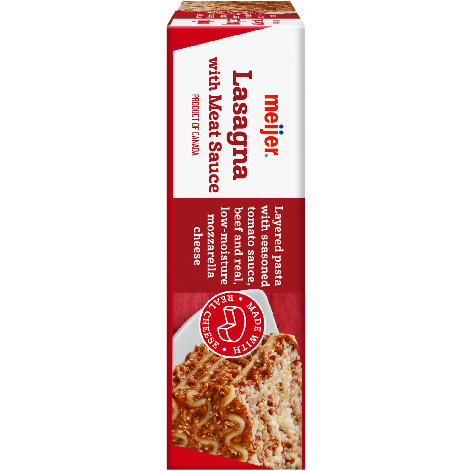 slide 2 of 5, Meijer Frozen Lasagna with Meat Sauce, 10oz, 10 oz