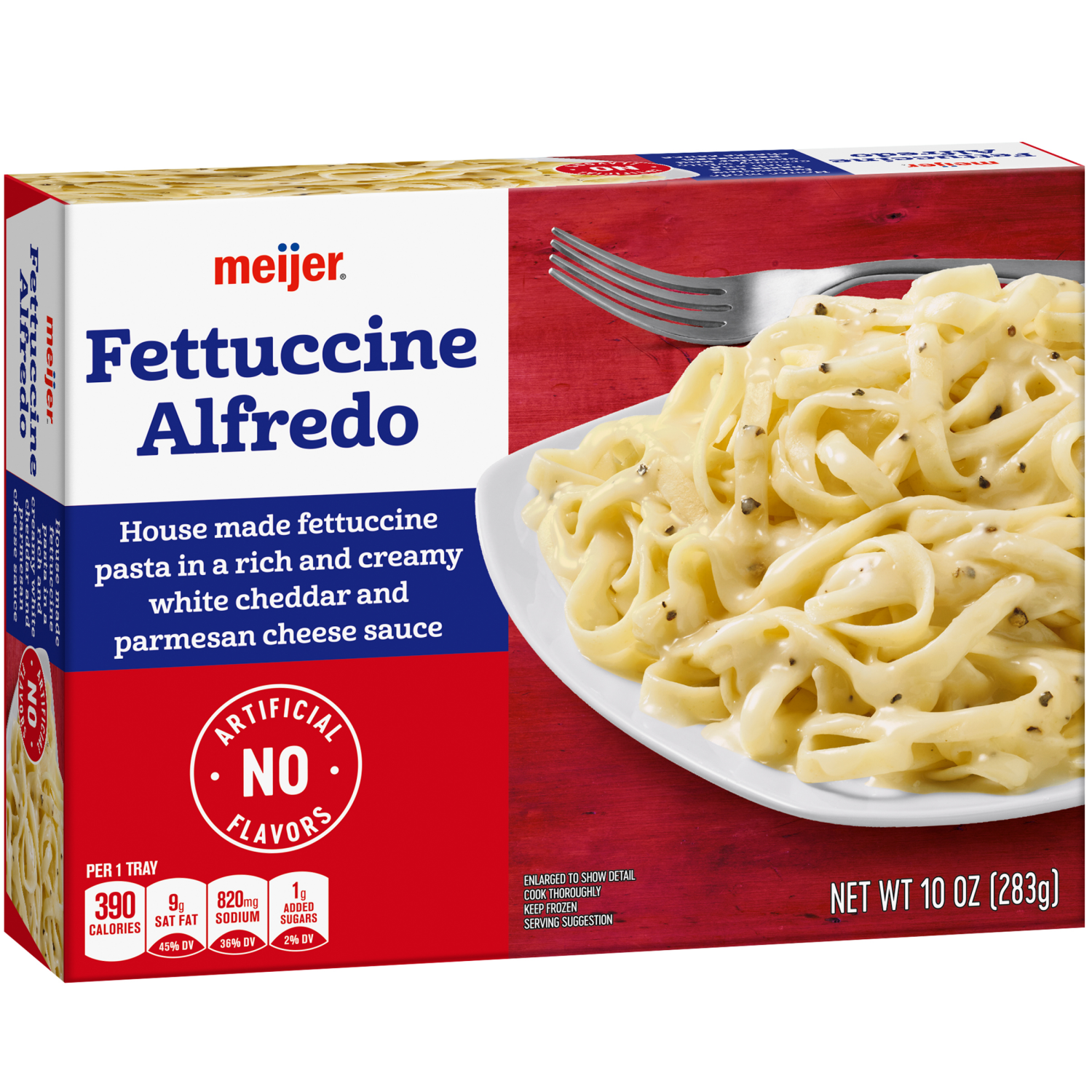 slide 4 of 5, Meijer Frozen Fettuccini Alfredo 10 oz, 10 oz