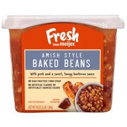 Fresh From Meijer Amish Baked Beans, 48 Oz