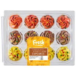 Fresh From Meijer Harvest Cupcakes, 12 Ct, Assorted Colors