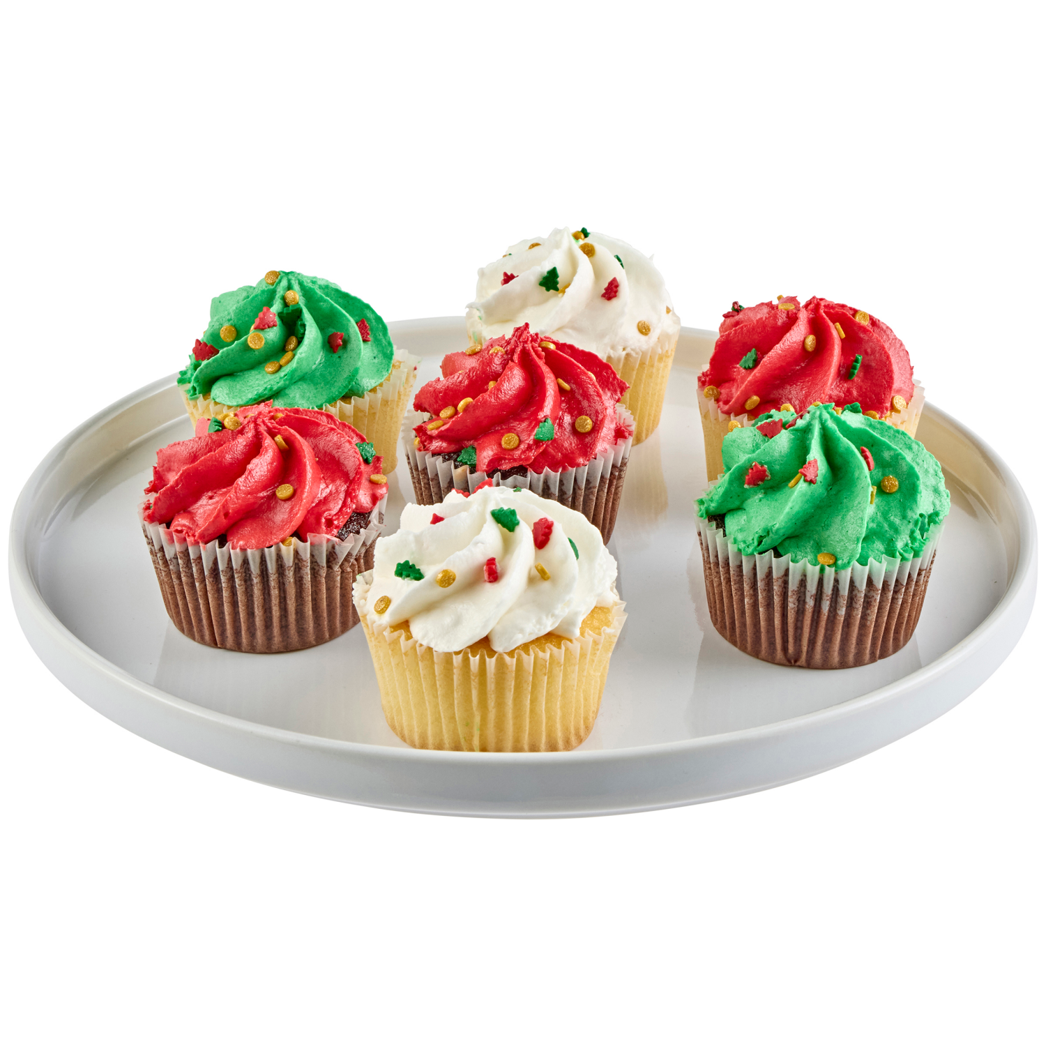 slide 2 of 4, Fresh From Meijer Assorted Cupcakes, Christmas, 22 Oz, 12 Ct, 12 ct; 22 oz
