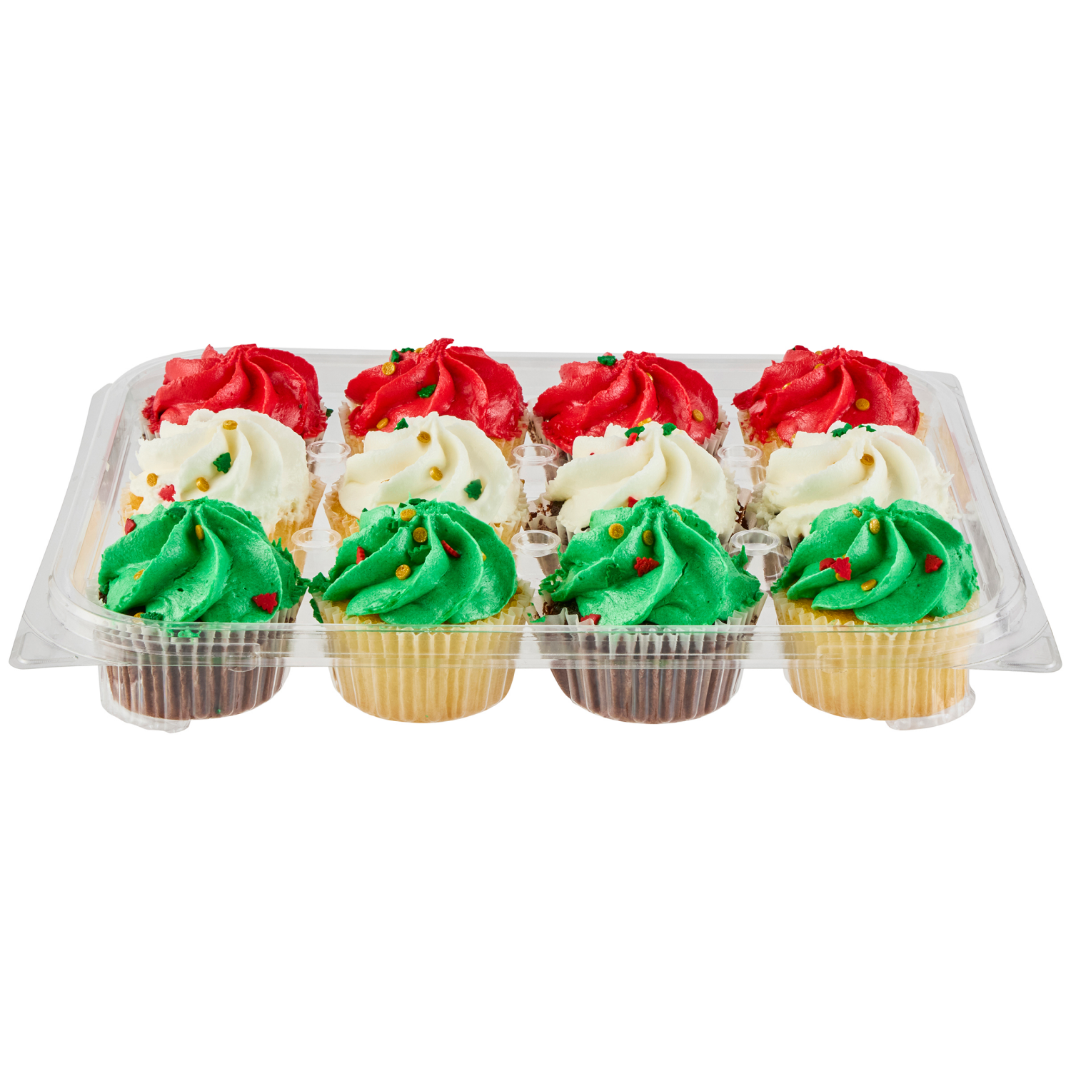 slide 4 of 4, Fresh From Meijer Assorted Cupcakes, Christmas, 22 Oz, 12 Ct, 12 ct; 22 oz