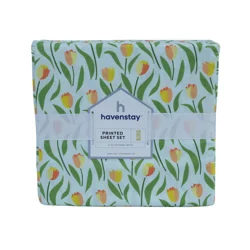 Havenstay Seasonal Sheets, King, Tulips