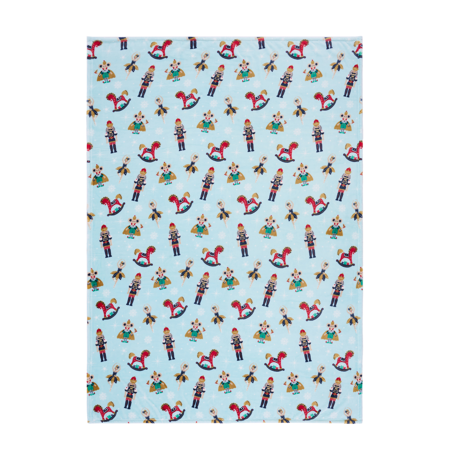 slide 4 of 6, December Home Dececmber Home Nutcracker Plush Throw, 50 In X 70 In, 50 inx70 in