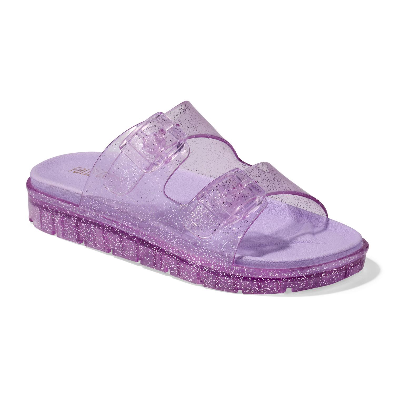slide 1 of 5, Falls Creek Girls' Blaire Sandals, Purple, Size 13, 1 ct