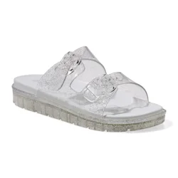 Falls Creek Girls' Blaire Sandals, Clear, Size 11
