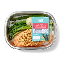 Fresh From Meijer Stuffed Salmon And Asparagus, 11.5 Oz.