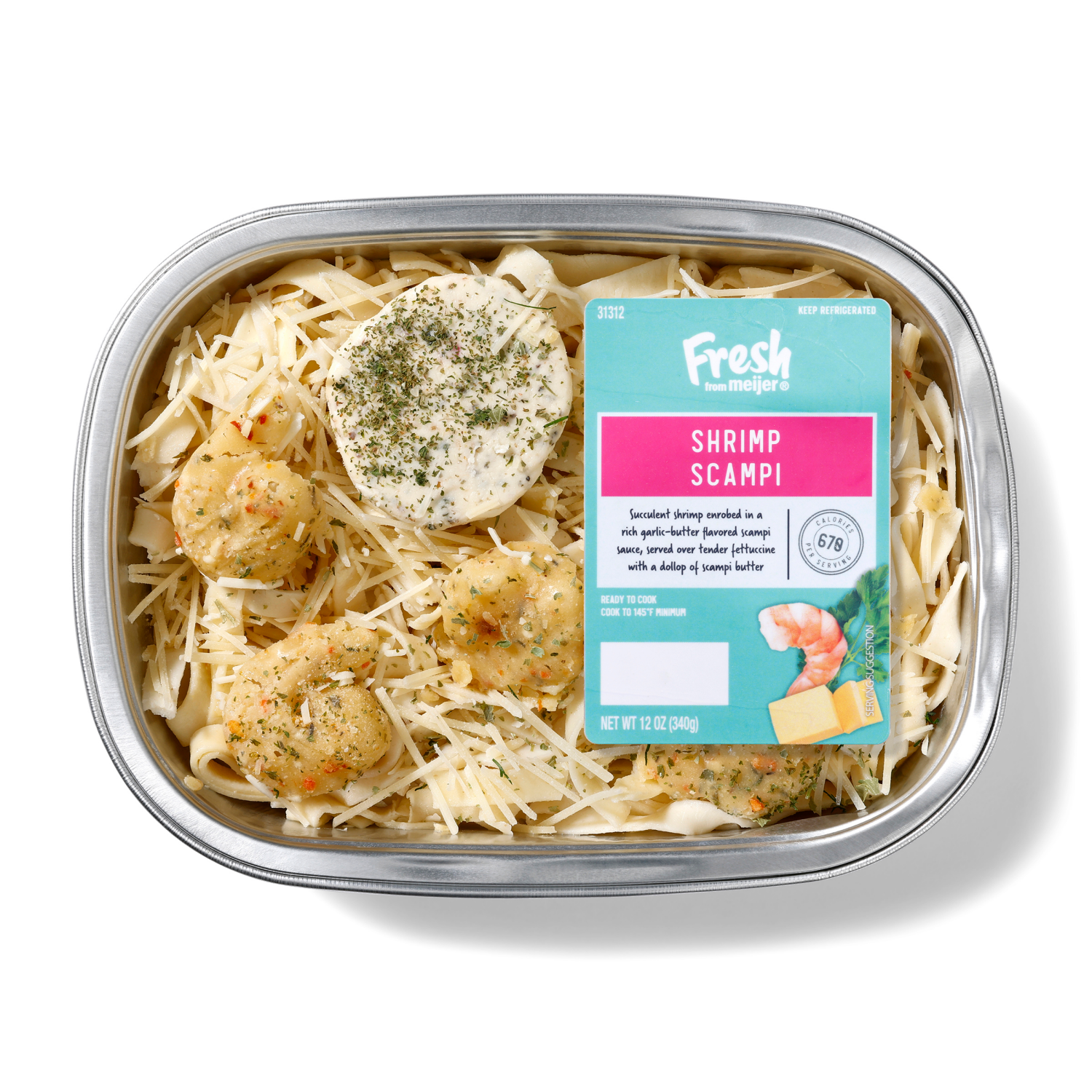slide 1 of 4, Fresh From Meijer Shrimp Scampi, 12 Oz., 12 oz