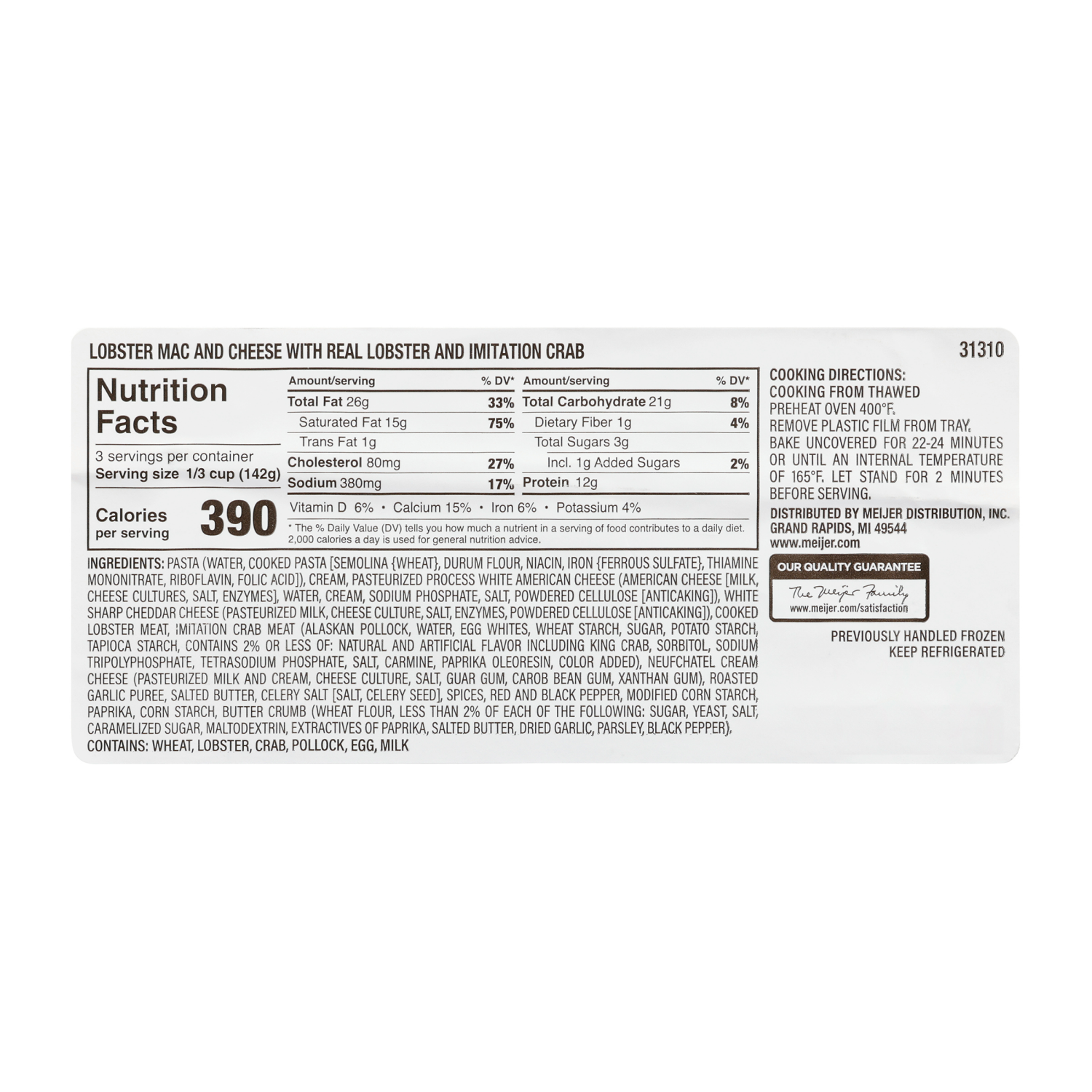 slide 3 of 4, Fresh From Meijer Lobster Mac And Cheese, 15 Oz., 15 oz