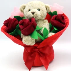 Meijer Corporate Seasonal Mjr Val Bouquet Plush 13"