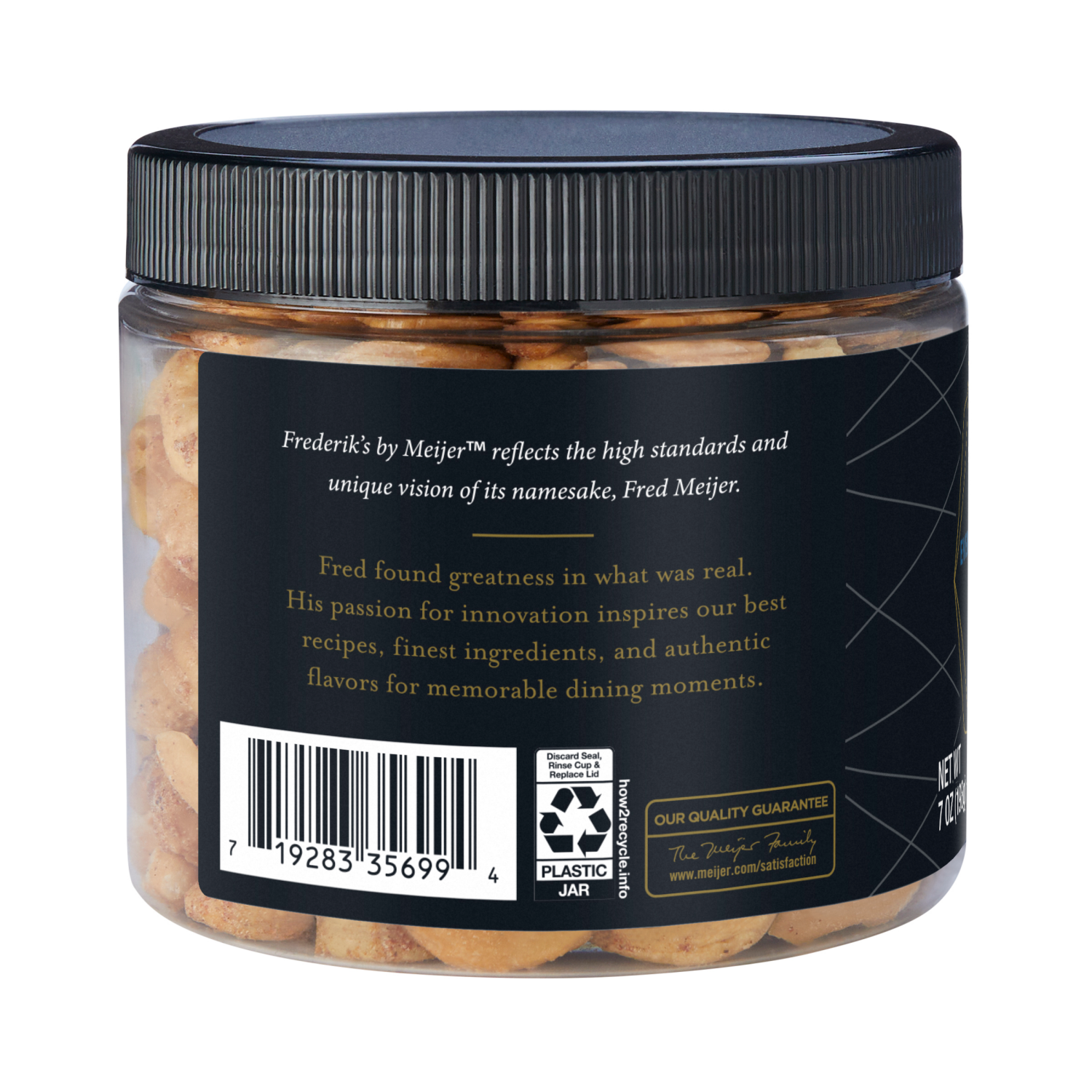 slide 2 of 3, FREDERIKS BY MEIJER Frederik's Everything Bagel Cashews, 7 oz