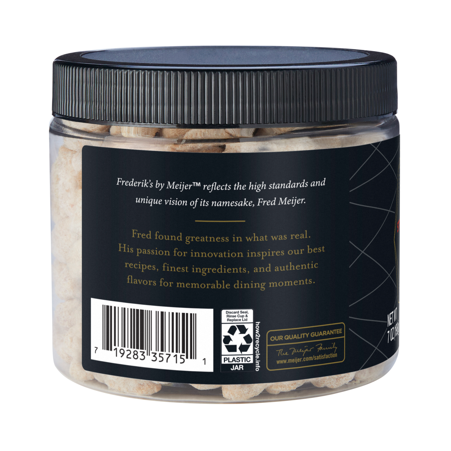 slide 2 of 3, FREDERIKS BY MEIJER Frederik's Strawberry Donut Almonds, 7 oz