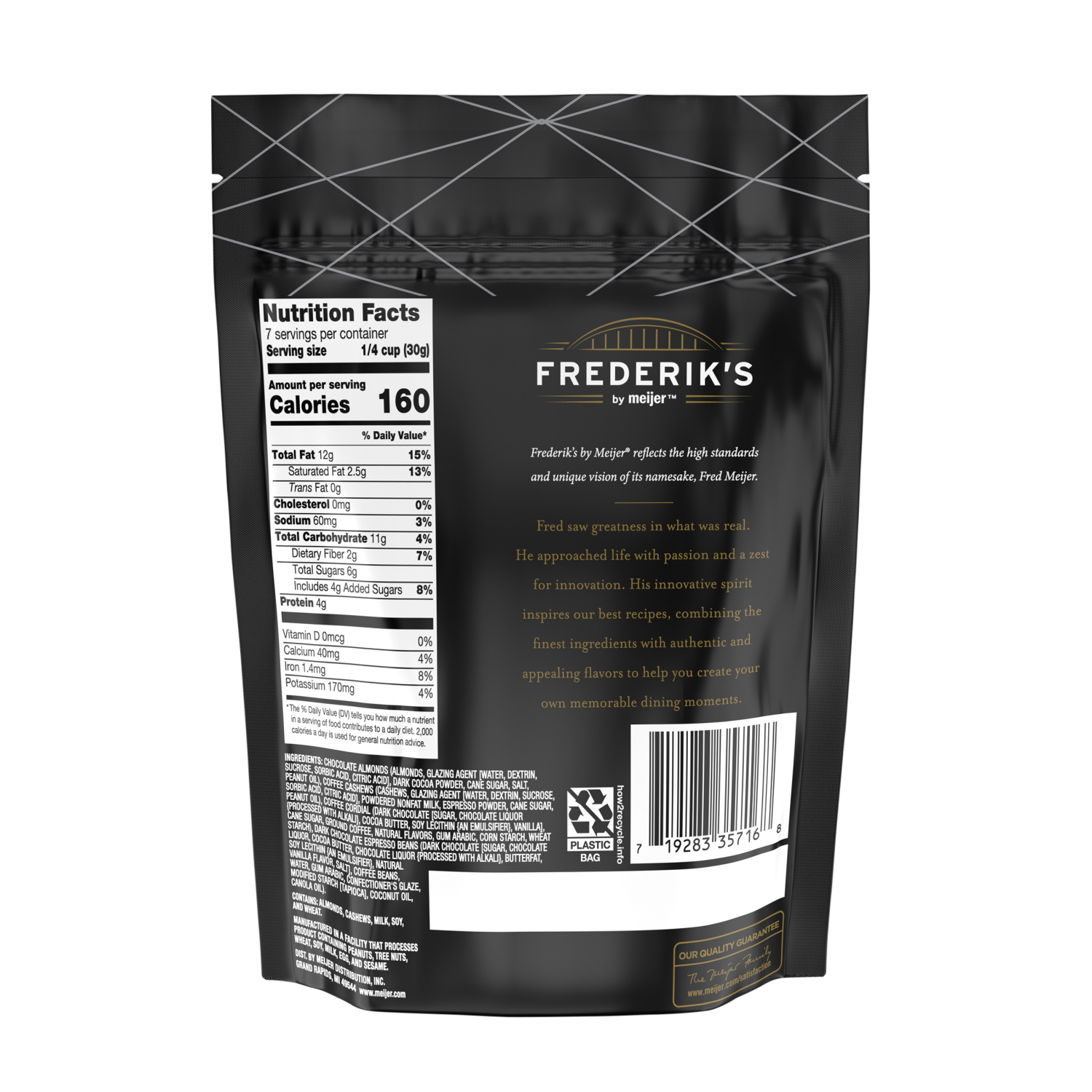 slide 2 of 2, Frederik's By Meijer FREDERIKS BY MEIJER FREDERIK's COLD BREW TRAIL MIX, 9 oz