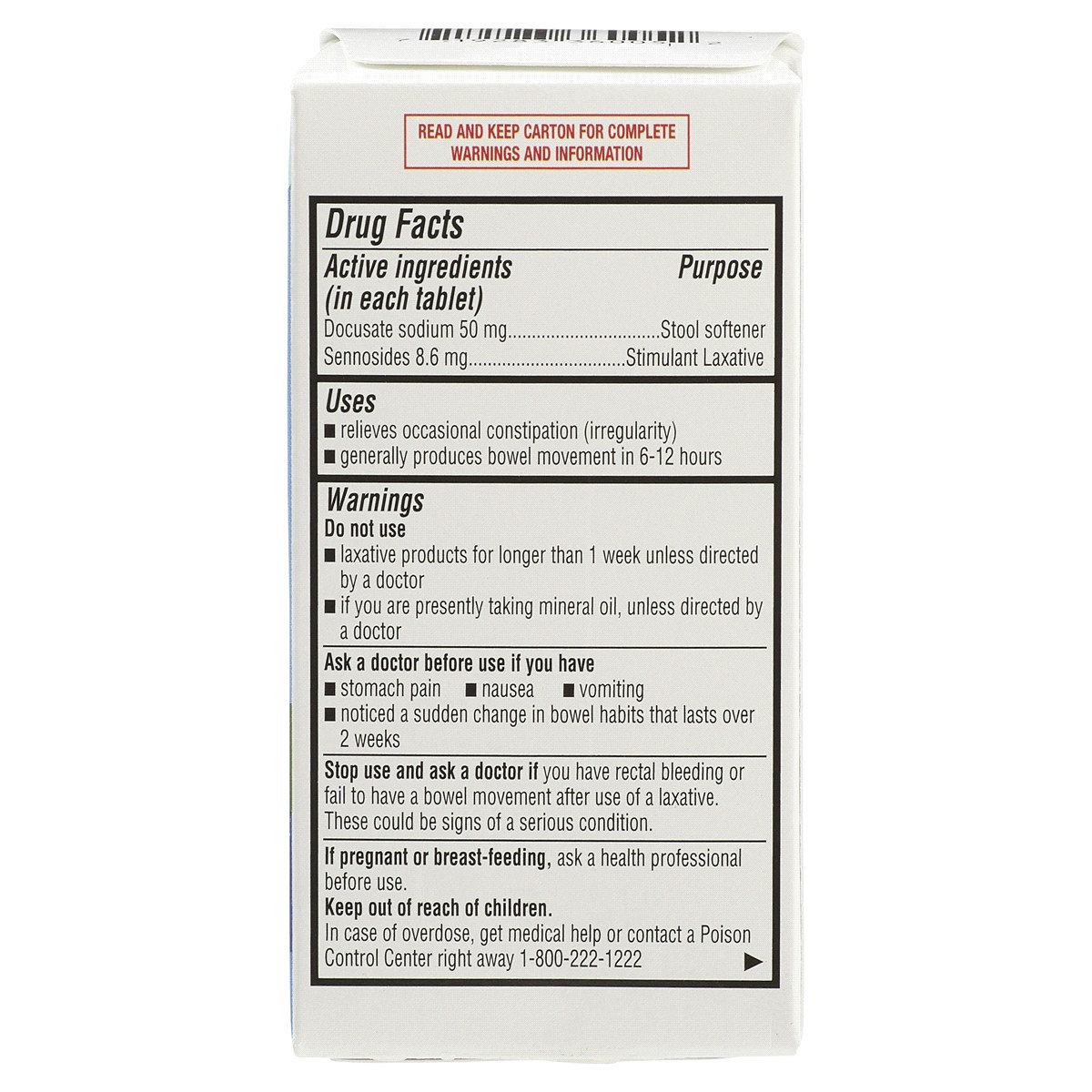 slide 7 of 29, Meijer Stool Softener Stimulant Laxative, Tablets, 100 ct