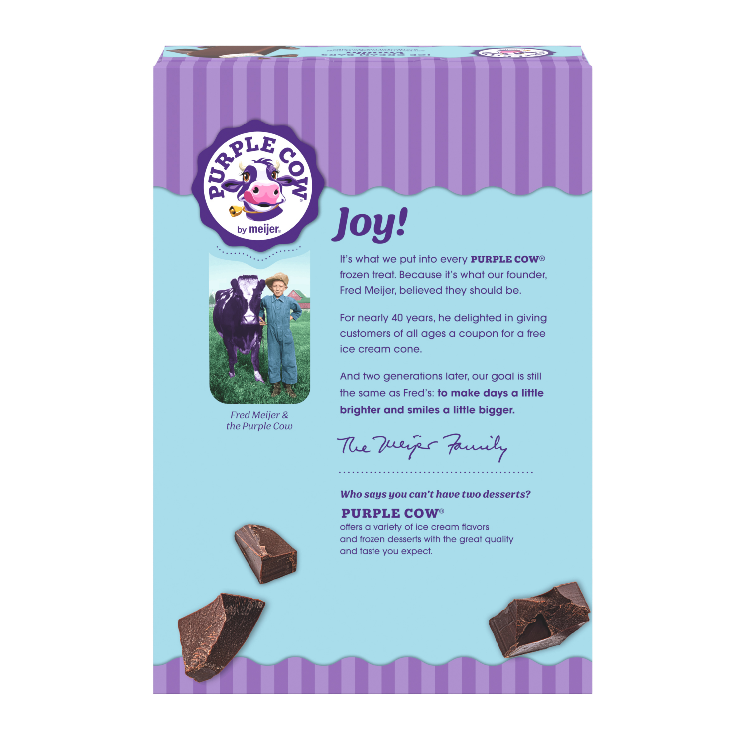 slide 2 of 6, Purple Cow Vanilla Ice Cream Bars, 12 Count, 12 ct