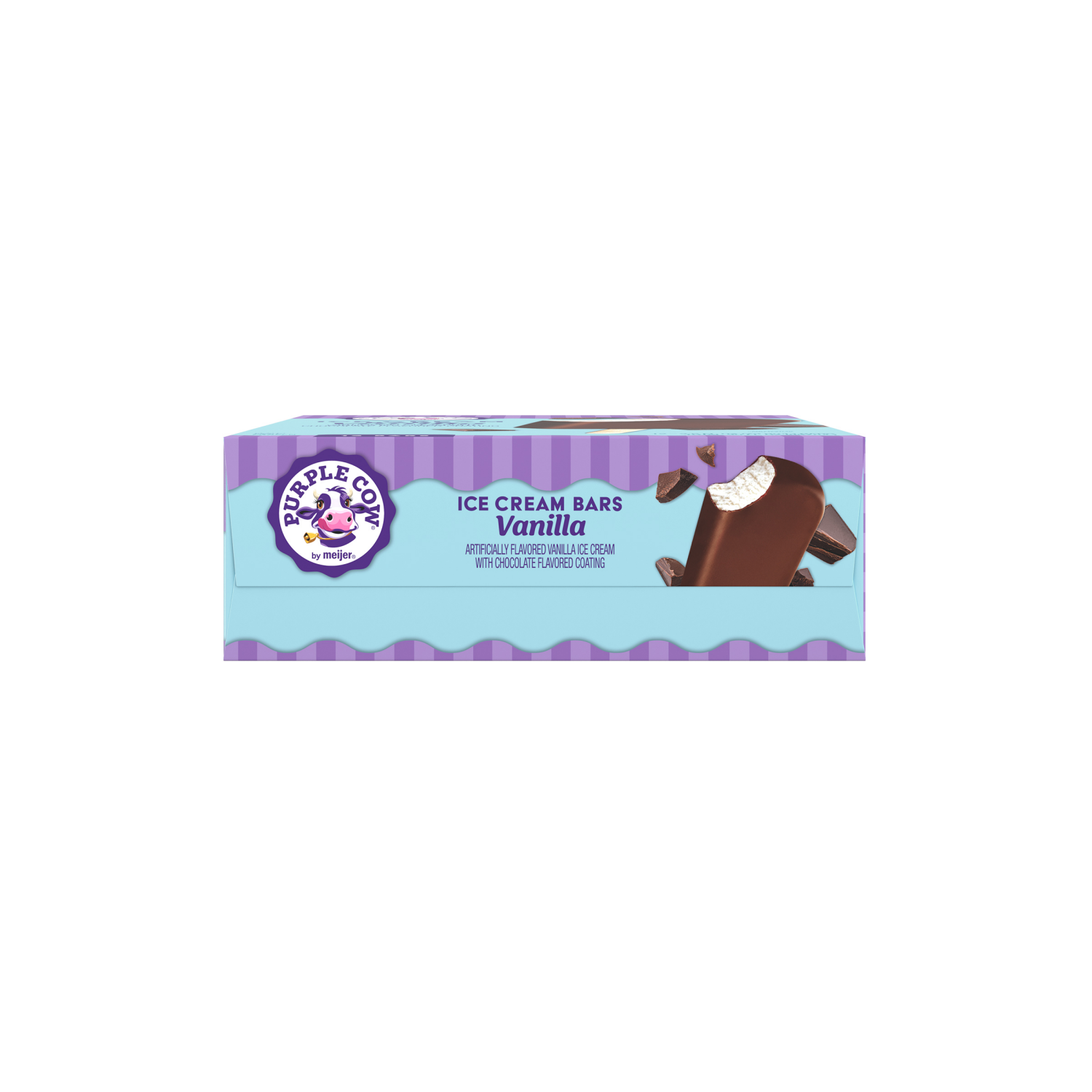 slide 3 of 6, Purple Cow Vanilla Ice Cream Bars, 12 Count, 12 ct