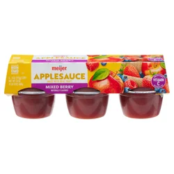 Meijer Mixed Berry Applesauce