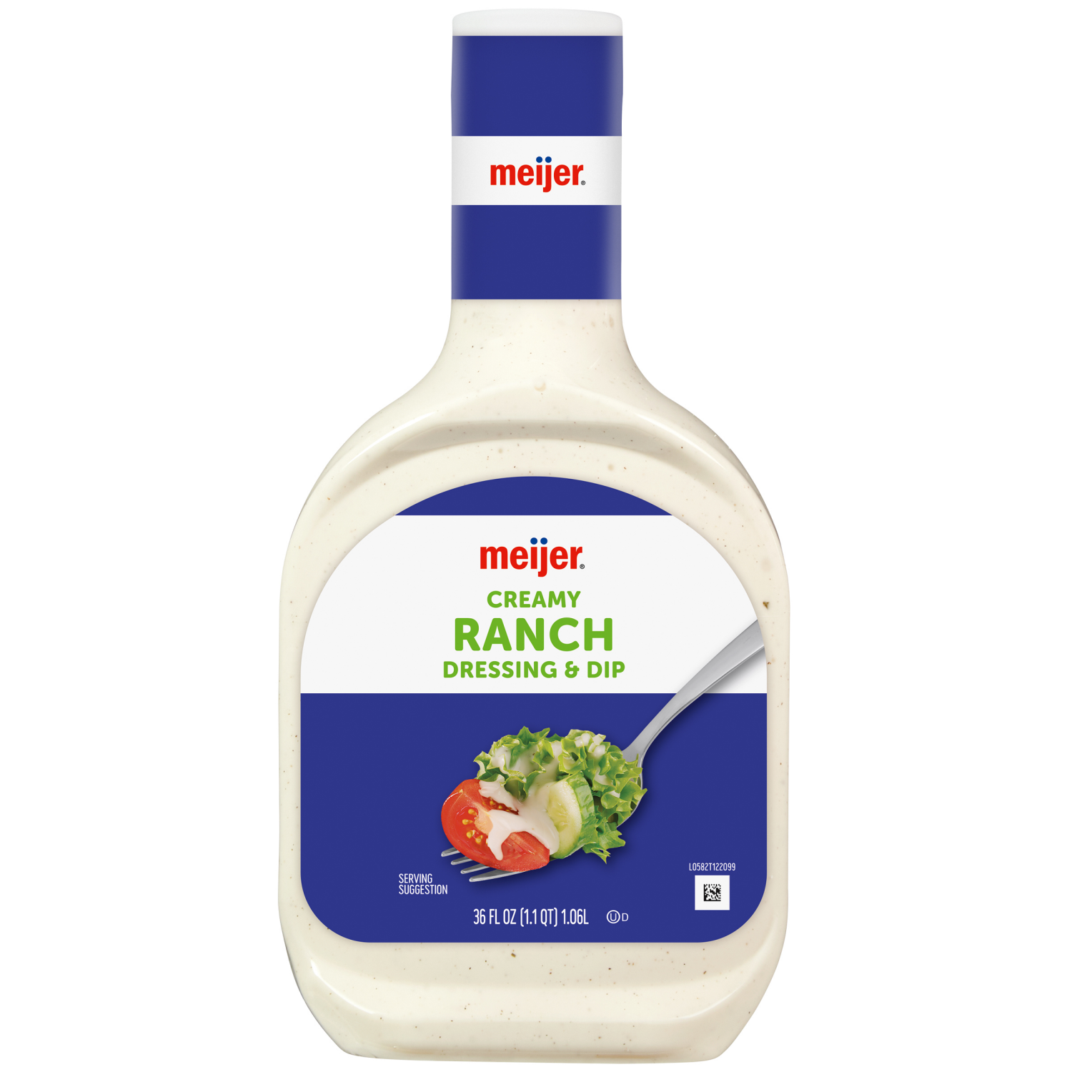 slide 1 of 2, Meijer Creamy Ranch Dressing- 36 oz, 36 oz