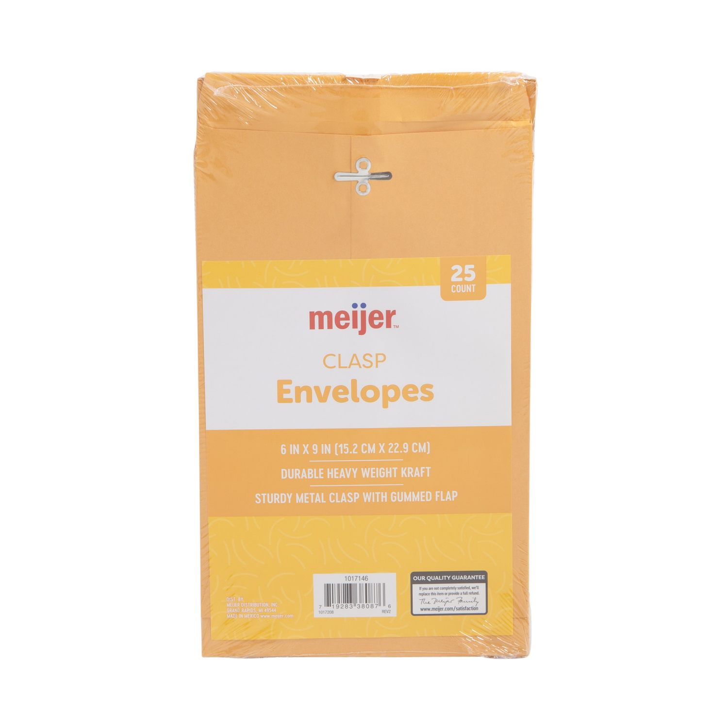 slide 1 of 6, Meijer Clasp Envelopes, 6 In X 9 In, 25 Pk, 25 ct