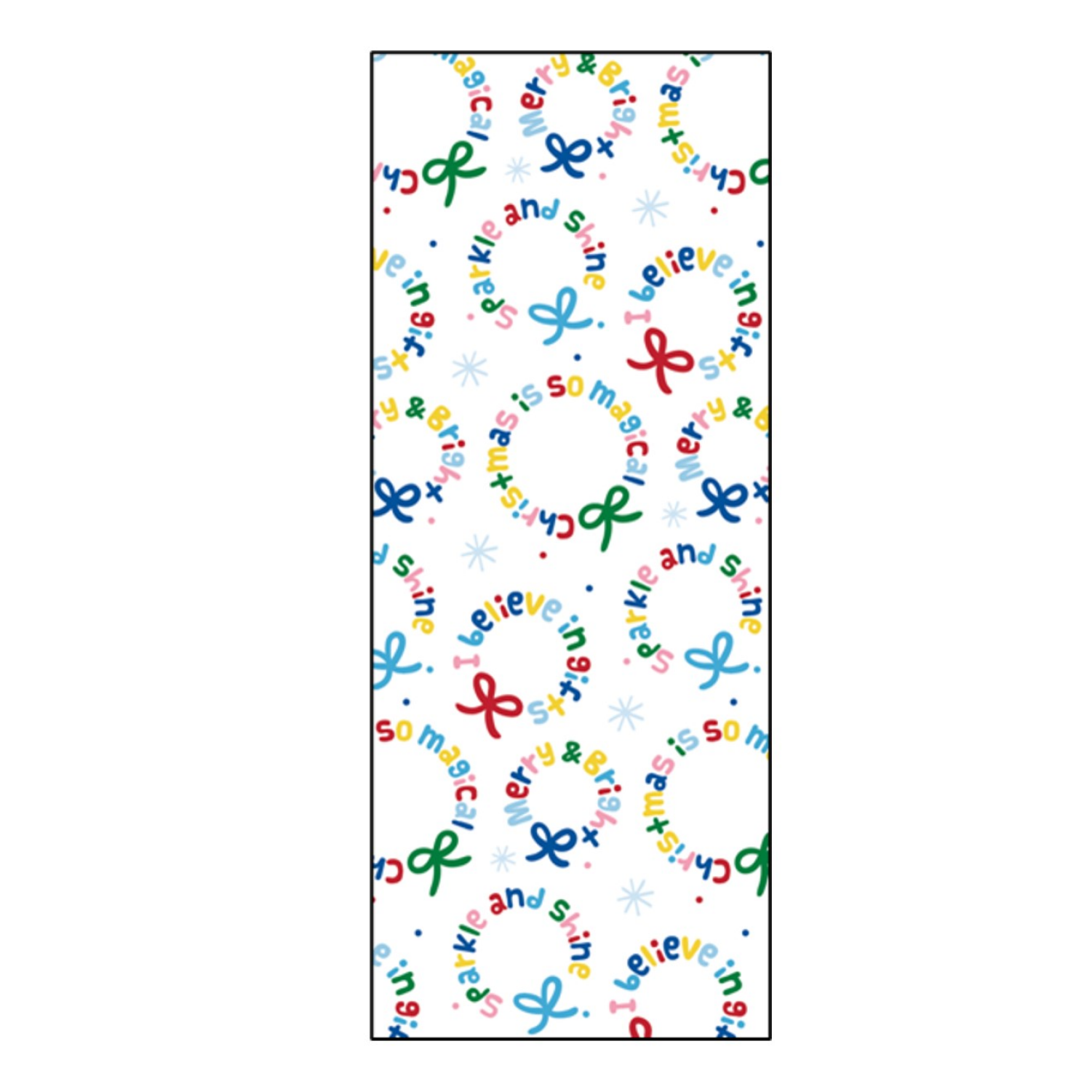 slide 1 of 1, December Home DH PAPER ROLL WRAP LETR WREATH 30X45SQFT, 1 ct