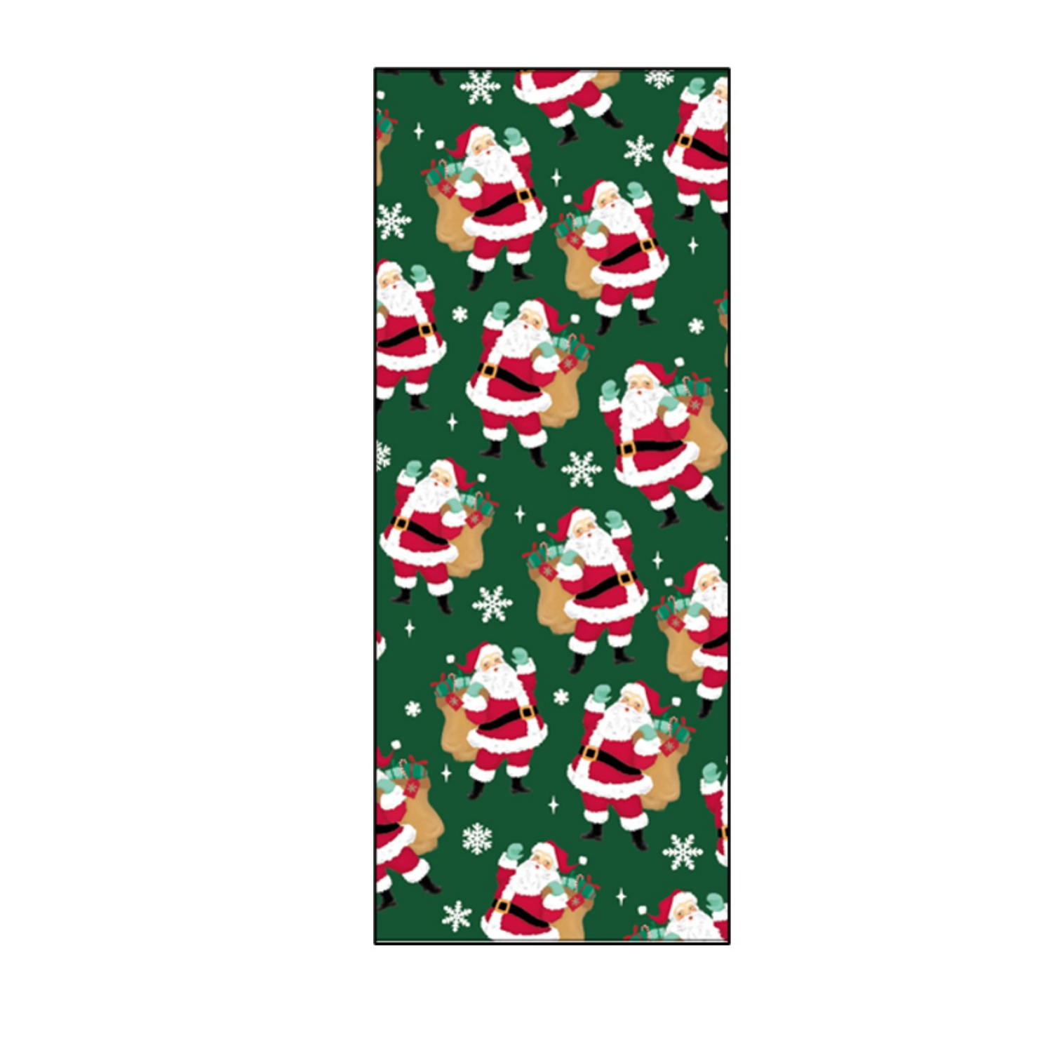 slide 1 of 1, December Home DH PAPER ROLL WRAP SANTA 30X45SQFT, 1 ct