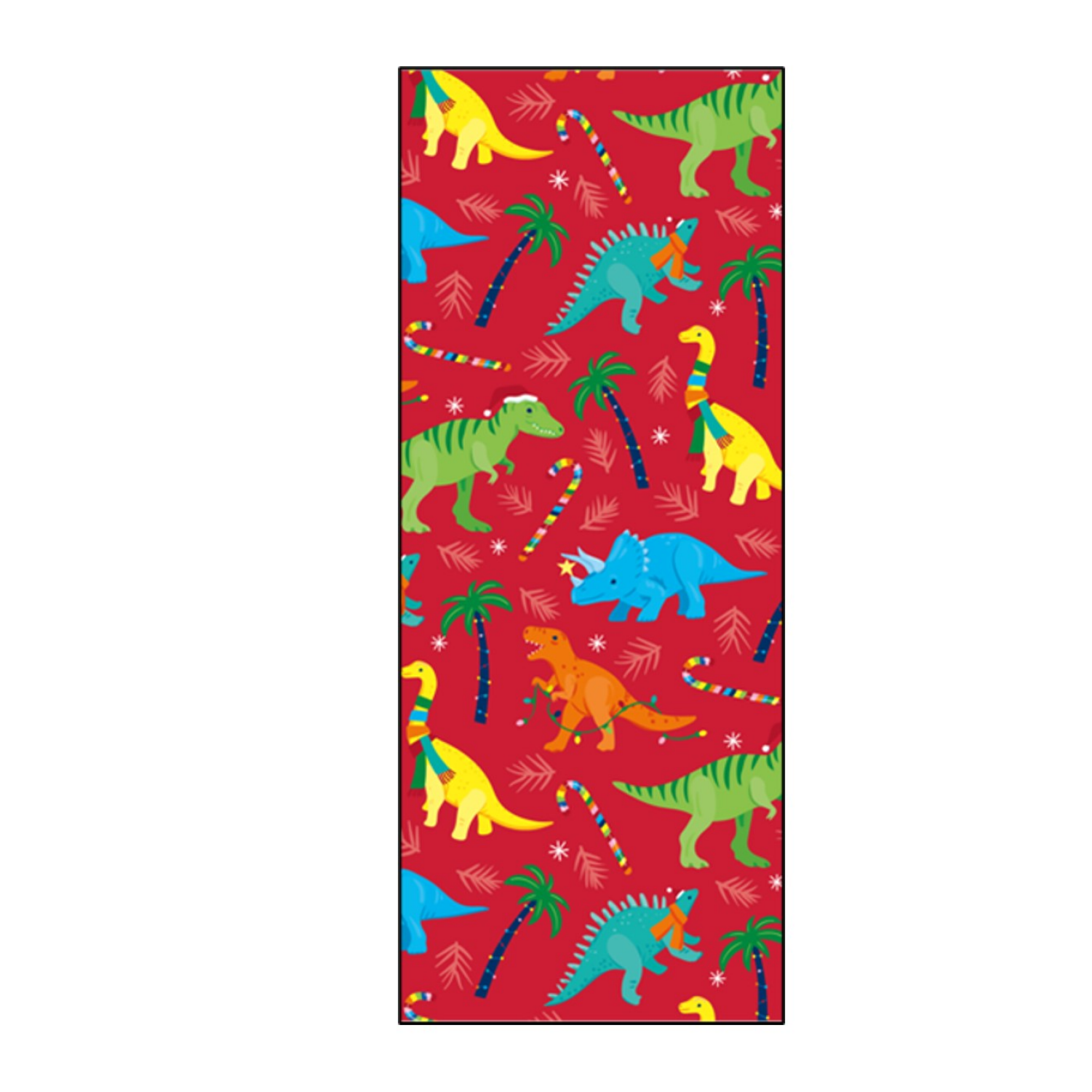 slide 1 of 1, December Home DH Paper Roll Wrap Dino Holidy 40X90Sqft, 1 ct
