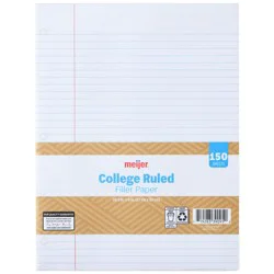 150 Ct. Filler Paper, College Rule
