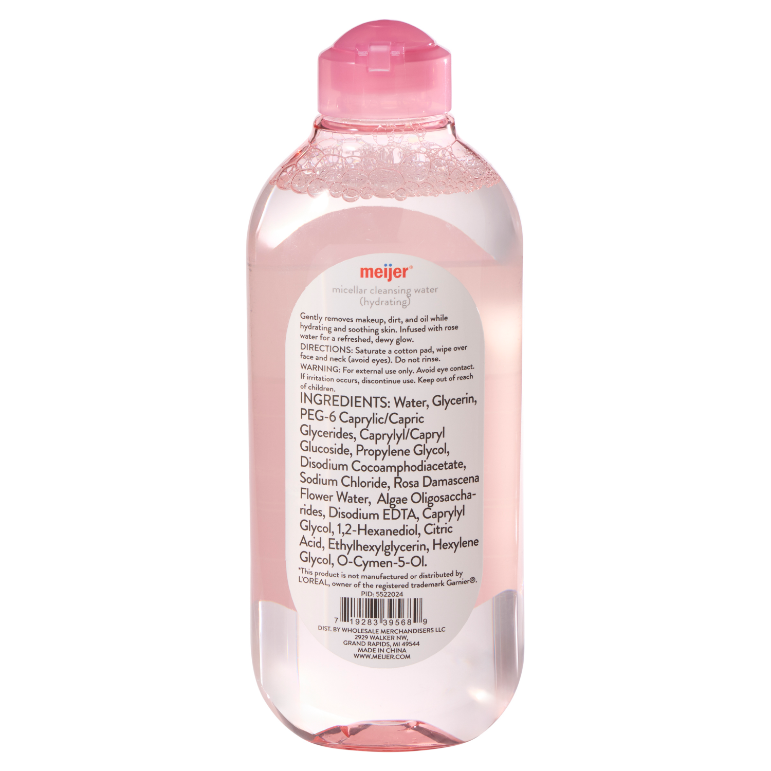 slide 2 of 2, Meijer Micellar Water Hydrating 13.5oz, 13.5 oz