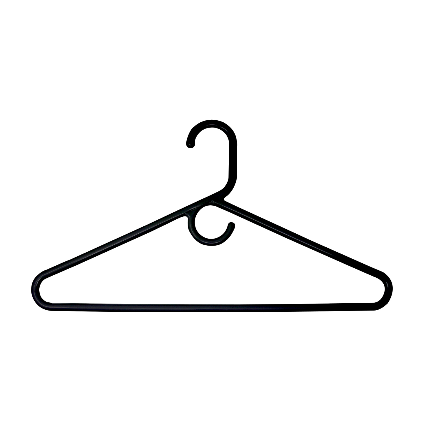 slide 2 of 2, Room & Retreat R+R Super Heavy Weight Hanger, Black, 9 ct