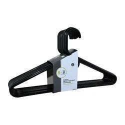 Room & Retreat R+R Super Heavy Weight Hanger, Black