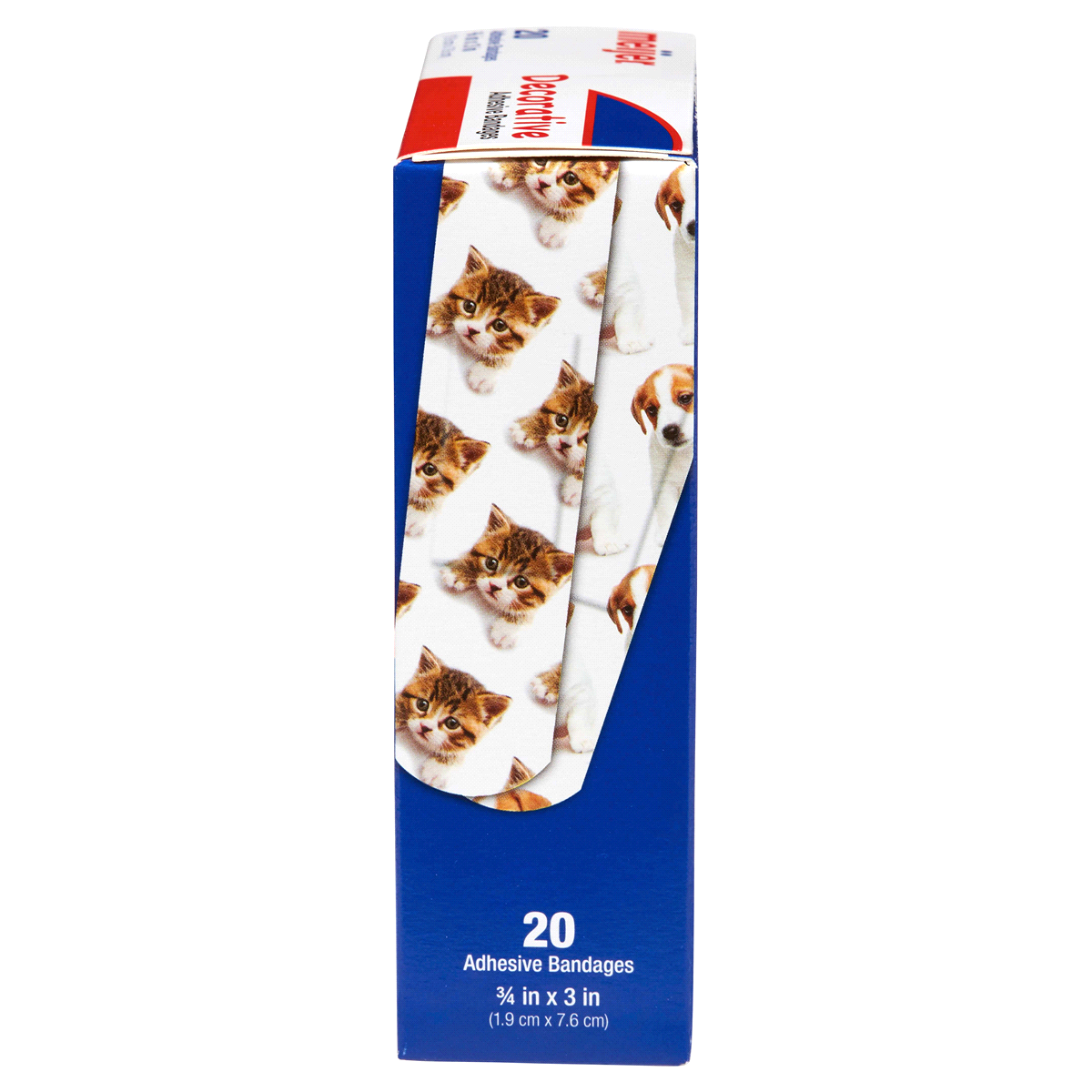 slide 5 of 6, Meijer Decorative Adhesive Bandages, Assorted Puppies and Kittens, 20 ct