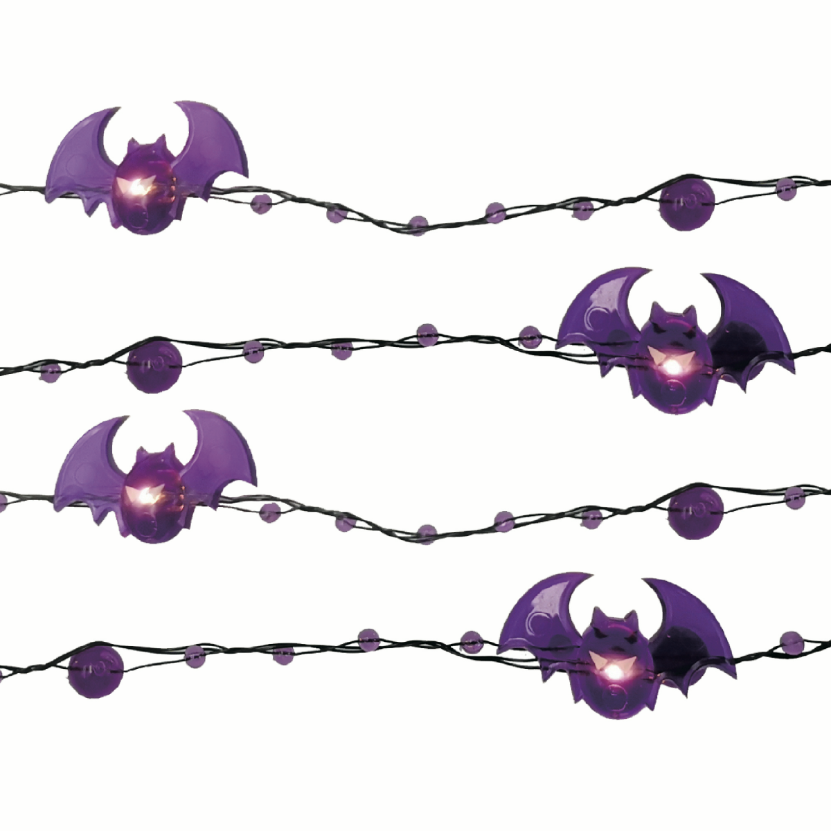 slide 3 of 5, Meijer Corporate Seasonal Meijer LED Battery-Operated Beaded Wire Icon Light Set, Assortment, 9 ft, 18 ct