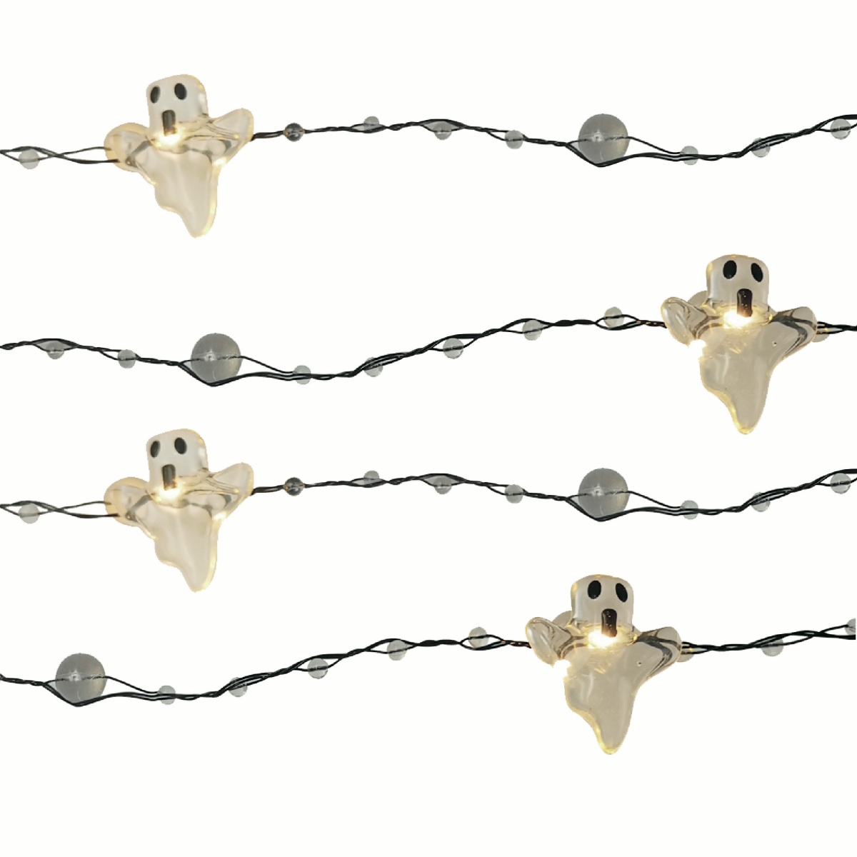 slide 5 of 5, Meijer Corporate Seasonal Meijer LED Battery-Operated Beaded Wire Icon Light Set, Assortment, 9 ft, 18 ct