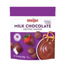 Meijer Milk Chocolate Flavored Melting Wafers, 10 oz
