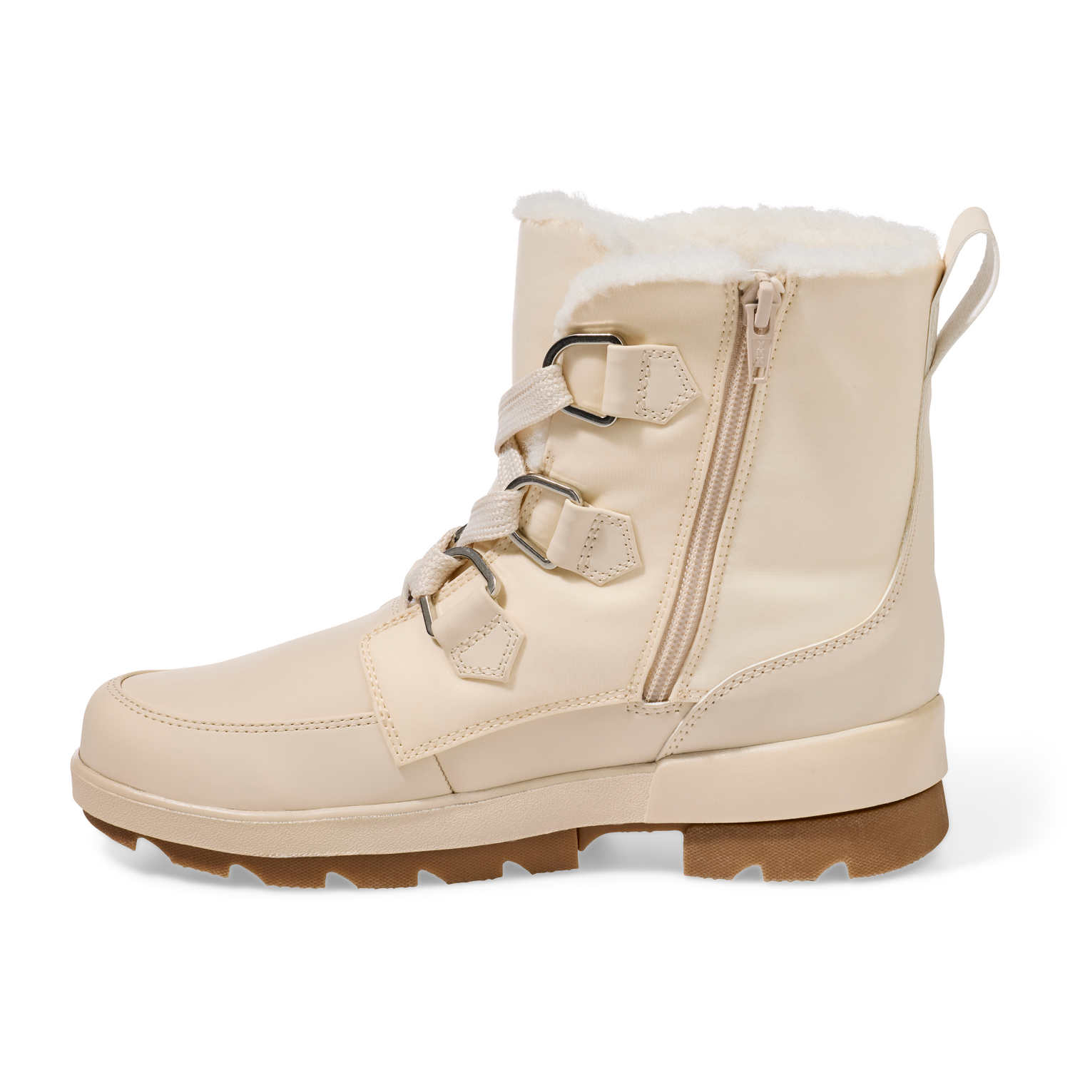 slide 4 of 6, Falls Creek Women's Delia Winter Boot, White, Size 8, 1 ct