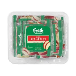 Fresh From Meijer Sliced Red Apples, 6 Ct, 2 Oz