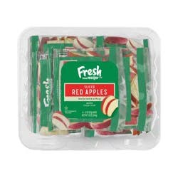 Fresh From Meijer Sliced Red Apples, 6 Ct, 2 Oz