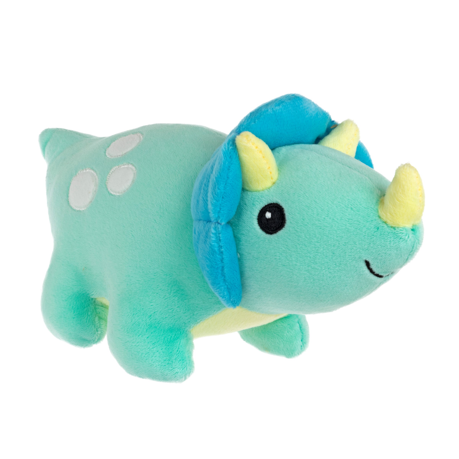 slide 3 of 4, Meijer Baby Plush Dinosaur, 9.5 In - 11 In, 3 Pk, Assorted Colors, 3 ct