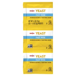 Meijer Fast Rising High Active Yeast, .75 oz