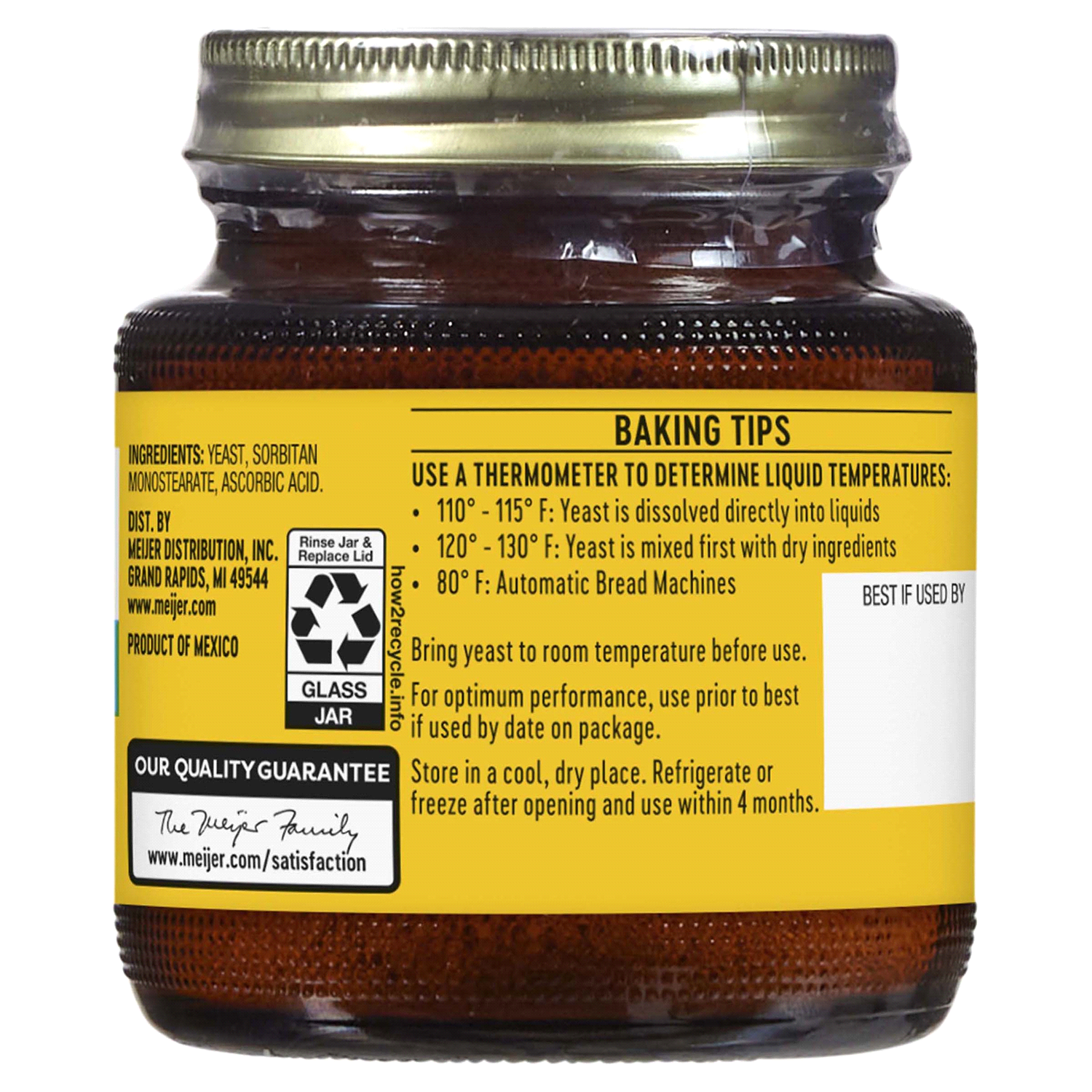 slide 2 of 2, Meijer Fast Rising Highly Active Yeast, 4 oz