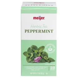 Meijer Peppermint Herbal Tea Bags, 20 Ct
