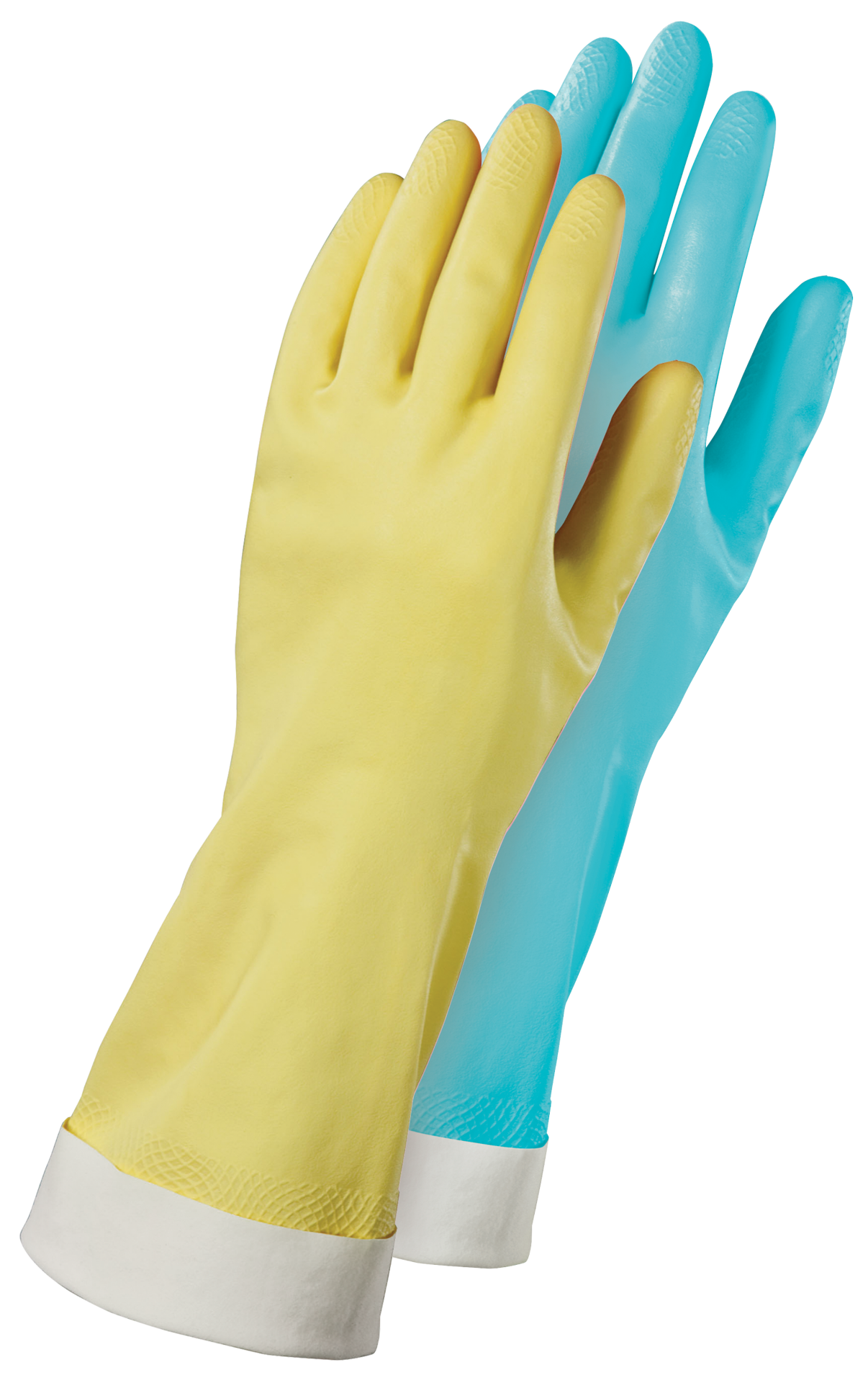 slide 3 of 5, Meijer Reusable Household Latex Gloves Lg 2 pr, 2 ct