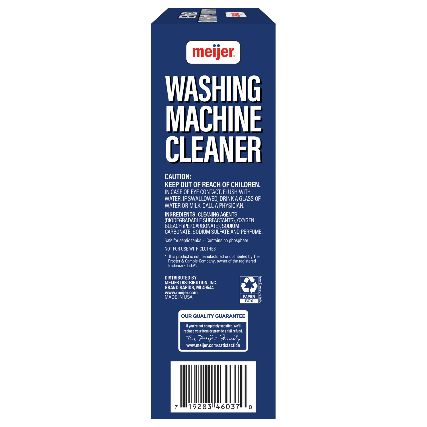 slide 3 of 5, Meijer Washing Machine Cleaner, 3 Count, 3 ct