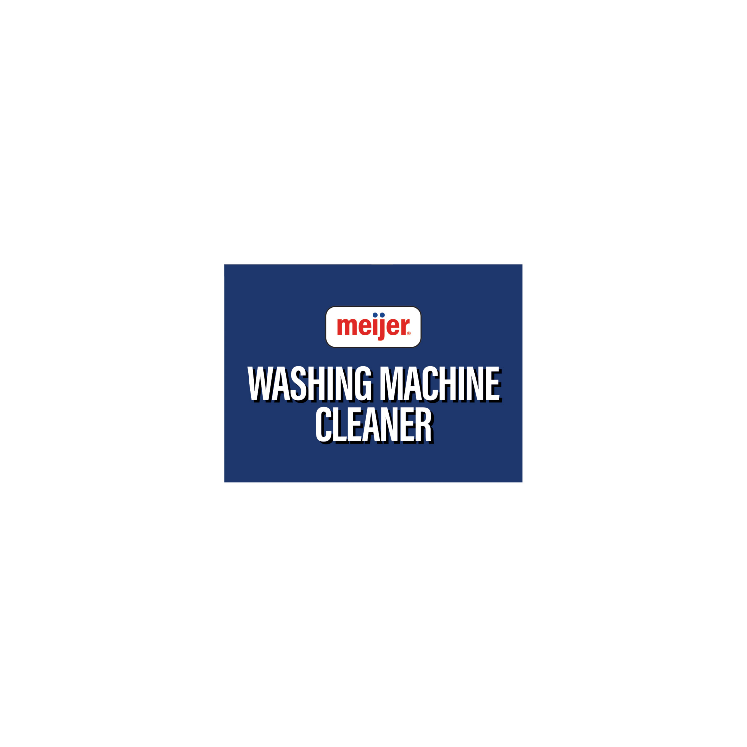 slide 5 of 5, Meijer Washing Machine Cleaner, 3 Count, 3 ct