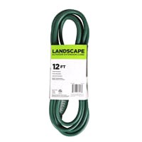 slide 3 of 9, Outdoor16/3 Extension Cord - Green, 12 ft