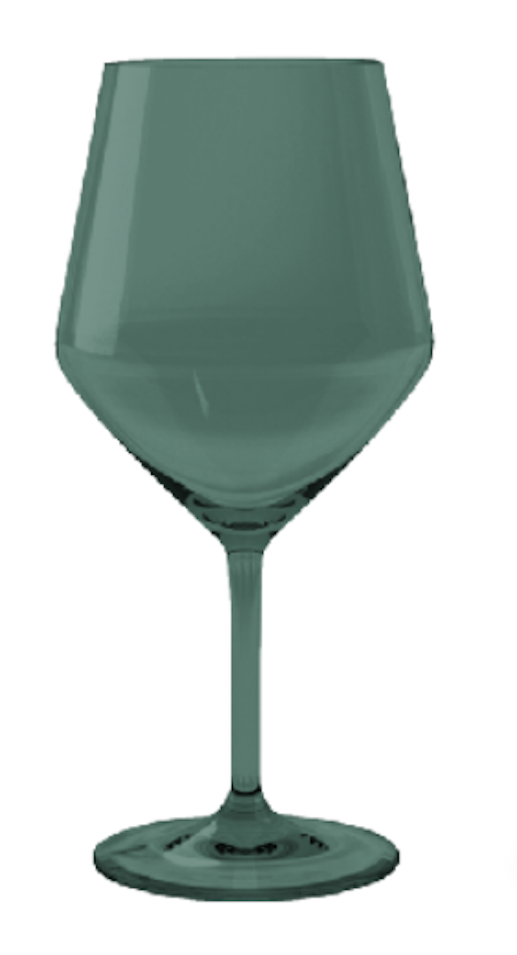 slide 1 of 1, December Home DH ACRYLIC WINE GLASS GREEN, 1 ct